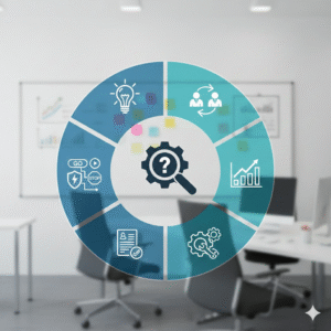 "شرح يوضح خطوات عمل دراسة جدوى لتقييم المشروع قبل البدء والتنفيذ.