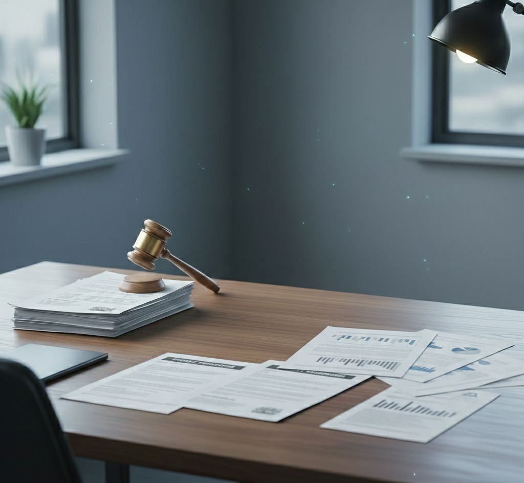 التمويل الجماعي في السعودية 2026: فرص جمع التمويل للمشاريع عبر المنصات المرخصة 3 مطرقة خشبية ووثائق رسمية ترمز إلى تنظيم التمويل الجماعي في السعودية ومعايير الحوكمة والامتثال لهيئة السوق المالية