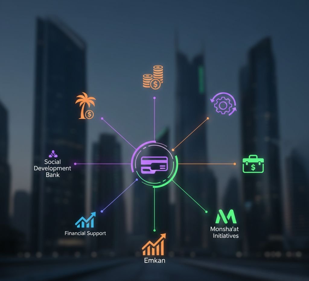 خريطة تمويل المشاريع في السعودية 2026 تظهر خيارات بنك التنمية الاجتماعية وصندوق التنمية الصناعي